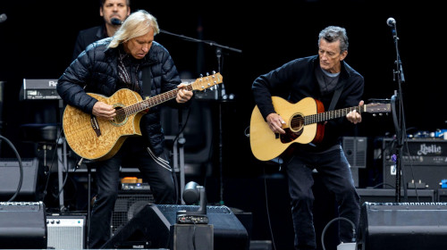 Edinburgh, Scotland, UK. 22nd June, 2022. Eagles perform live at Murrayfield Stadium as part of there Hotel California, USA. , . Current Band Members: Don Henley - lead and backing vocals, drums, percussion, rhythm guitar Joe Walsh - lead and rhythm guita