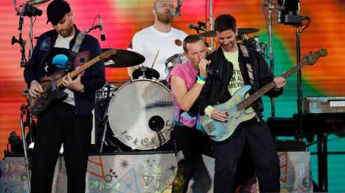 Coldplay in concert at Ullevi Arena, Gothenburg, Sweden - 08 Jul 2023