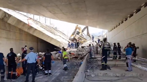 Pod prăbușit în Grecia