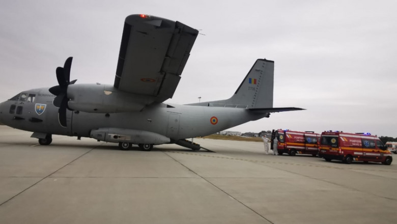 Avion militar aterizare de urgență/ Foto: ziare.com