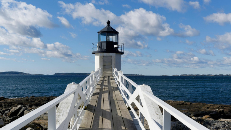 Marshall Point Lighthouse, Port Clyde, Maine, USA