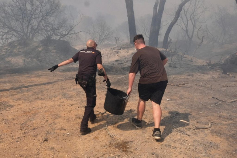 Incendii de vegetație în Spania