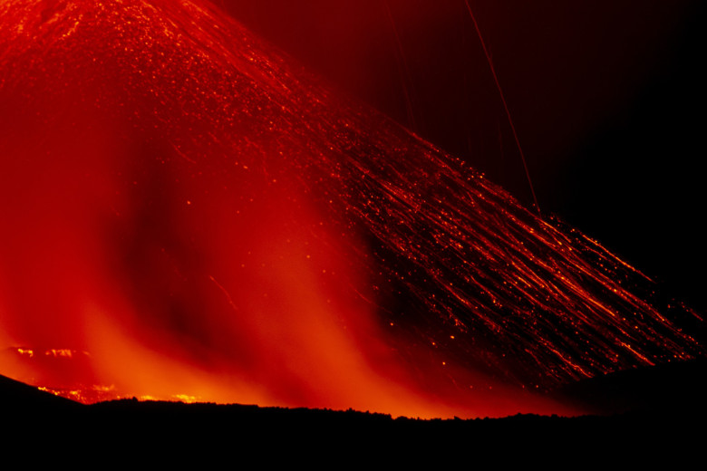 Mount Etna volcano spews lava in Italy