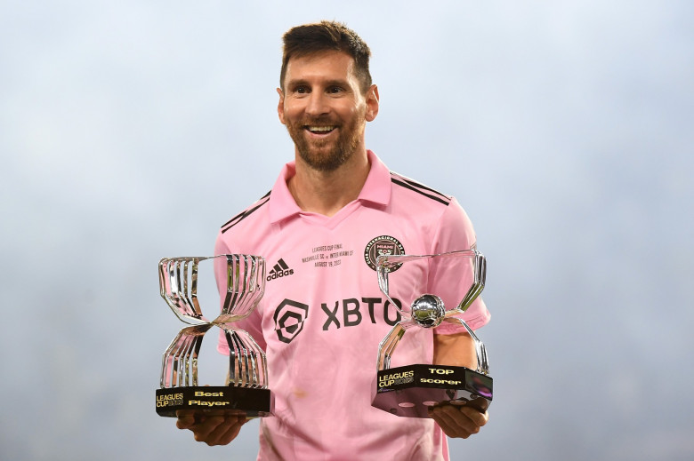 Messi a adus primul trofeu pentru Inter Miami/ Profimedia Images