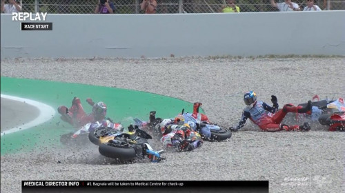 Accident MotoGp/ Twitter