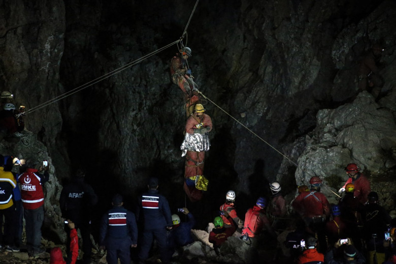 American explorer Mark Dickey trapped underground in a cave in Turkiye's Mersin has been rescued