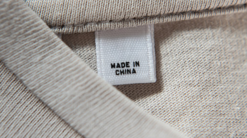 "made,In,China",On,Label,Of,T-shirt
