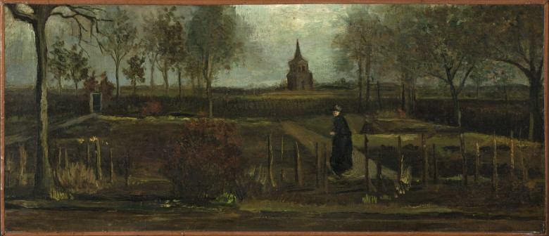 „The Parsonage Garden at Nuenen in Spring” de Van Gogh/ Profimedia