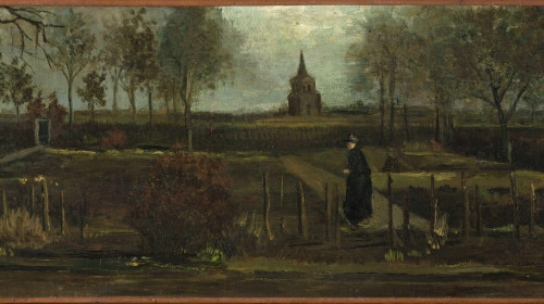 „The Parsonage Garden at Nuenen in Spring” de Van Gogh/ Profimedia
