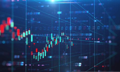 Financial,Stock,Market,Graph,Illustration,,concept,Of,Business,Investment,And