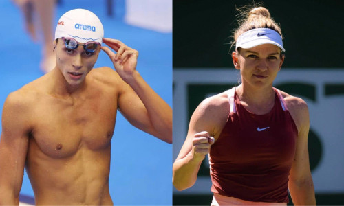 David Popovici și Simona Halep