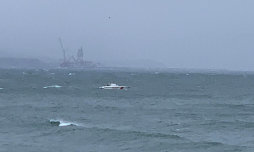 Explozie la bordul unei nave aflate în zona Sulina/ Foto: Twitter