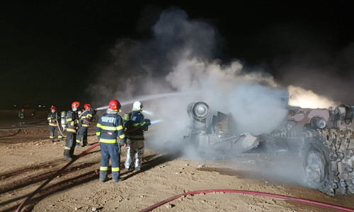 Explozie Călimănești/ Foto: ISU Vrancea