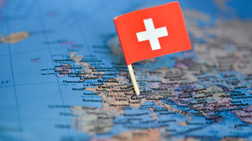 Map,With,Flag,Of,Switzerland