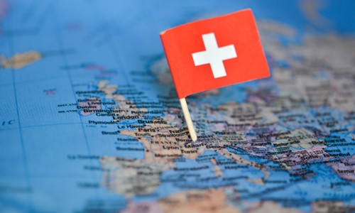 Map,With,Flag,Of,Switzerland