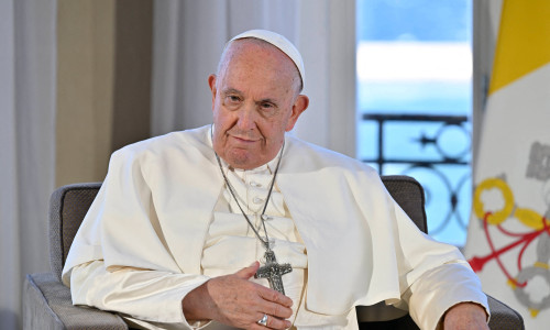 Pope Francis Visits Marseille - Meeting With President Macron