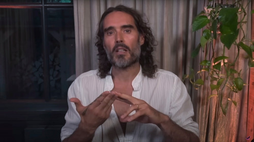 Russell Brand on social media