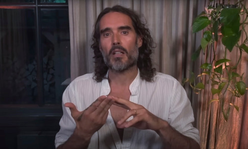 Russell Brand on social media
