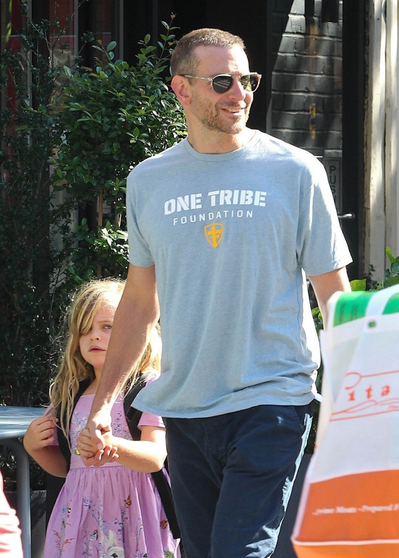 *EXCLUSIVE* Bradley Cooper and daughter Lea enjoy an after-school stroll in the Big Apple!