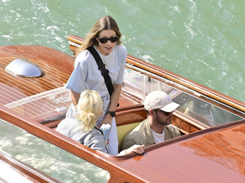*EXCLUSIVE* *WEB MUST CALL FOR PRICING* The American singer Justin Timberlake spotted with his wife, the American actress Jessica Biel out during their European break in the romantic city of Venice.
