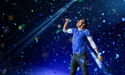 Coldplay at Glastonbury Festival, Pilton, UK