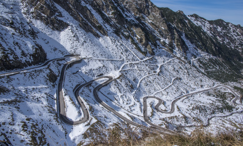 Landscape,From,The,Rocky,Fagaras,Mountains,In,Romania,In,The
