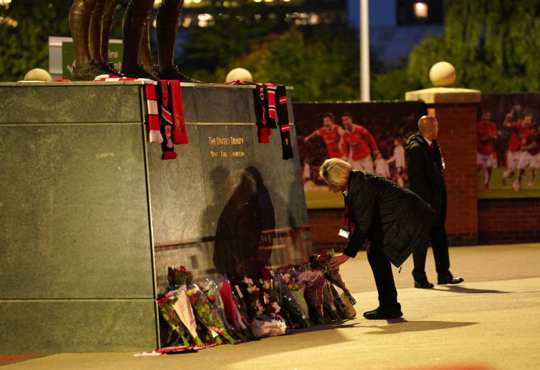 Sir Bobby Charlton Tributes - Old Trafford