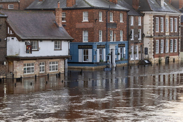 York Flooding, York, Yorkshire, UK - 22 Oct 2023