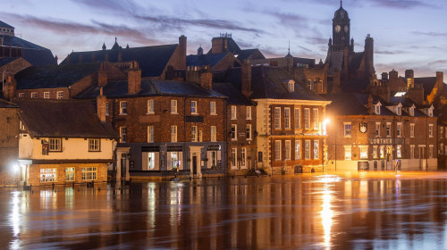 York Flooding, York, Yorkshire, UK - 22 Oct 2023