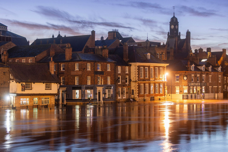 York Flooding, York, Yorkshire, UK - 22 Oct 2023