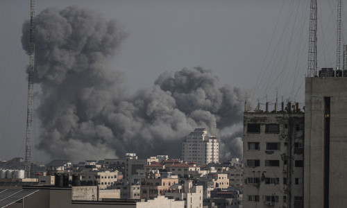 Israeli airstrikes continue on the 16th day in Gaza