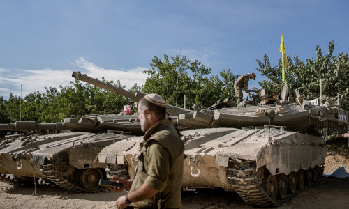 Soldații israelieni sunt pregătiți de invazia Fâșiei Gaza