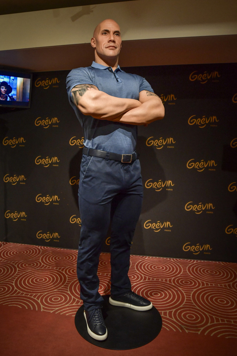 Dwayne Johnson Enters The Grevin Museum - Paris