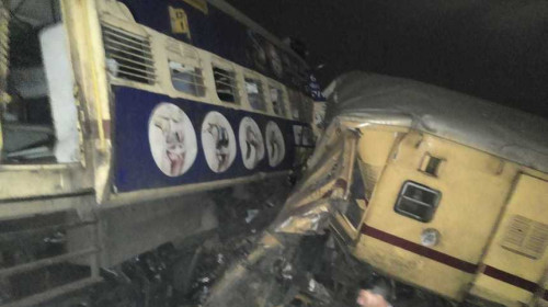 Accident feroviar India/ Foto: Twitter