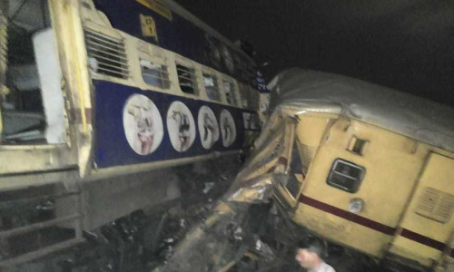 Accident feroviar India/ Foto: Twitter