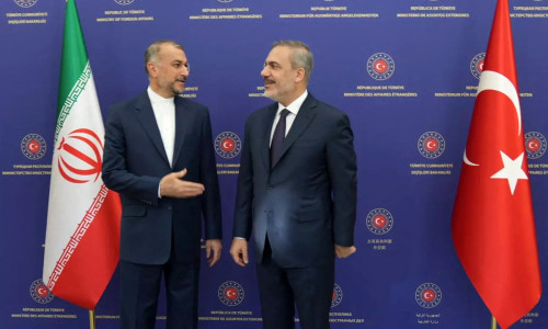 Miniştrii de Externe turc Hakan Fidan ş iranian Amir Abdollahian / Profimedia Images