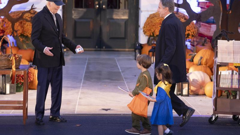 Copiii secretarului de stat american Antony Blinken, costumați de Halloween/ Twitter