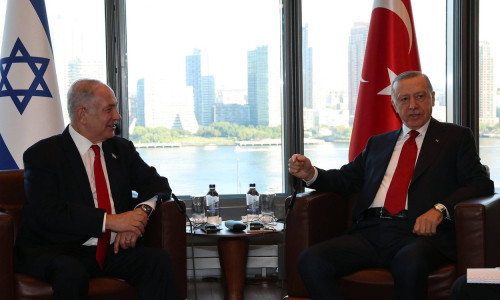 Recep Tayyip Erdogan și Benjamin Netanyahu