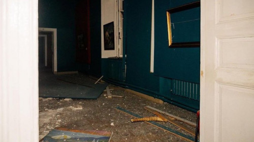 Muzeul de artă din Odesa a fost avariat în urma unui atac rusesc/ Foto: Twitter