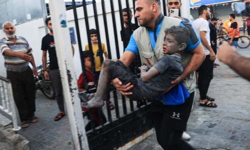 An Israeli Strike In Rafah Southern Gaza