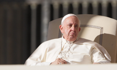 Pope Francis during the General Audience