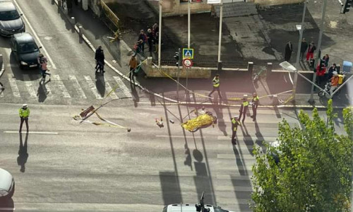 Accident București/ FOTO Facebook Infotrafic