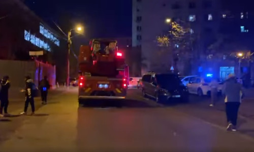 Incendiu la o școală din București/ Foto: Facebook
