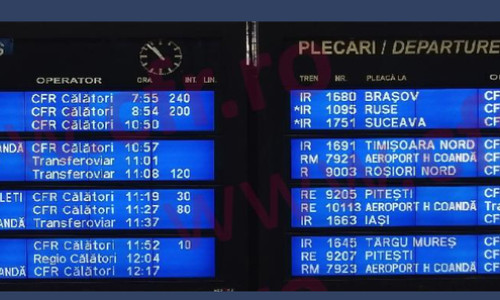 Întârzieri trenuri București/ Foto: News.ro