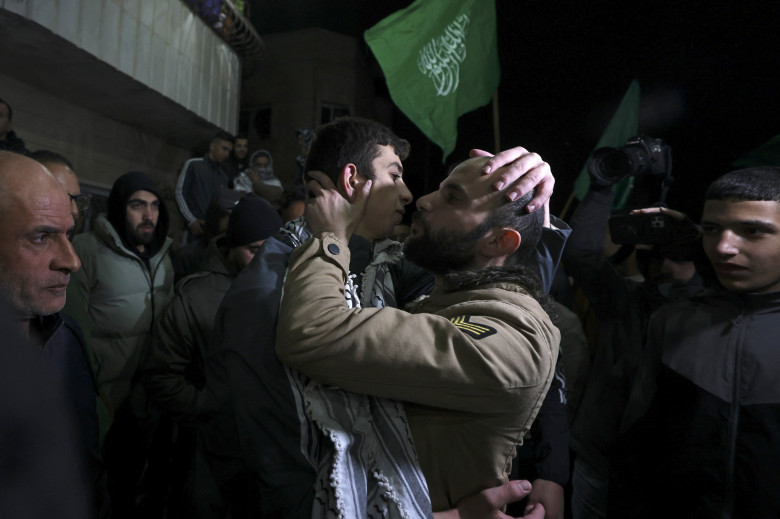 Ostatici eliberați de Hamas/ Profimedia