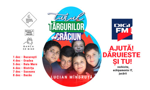Turul Târgurilor de Crăciun cu Lucian Mîndruță, ediția 2023
