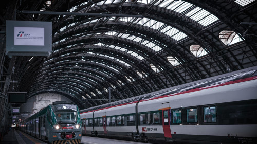 Railway,Station,In,Milan,,17,May,2023,,Milan,,Italy