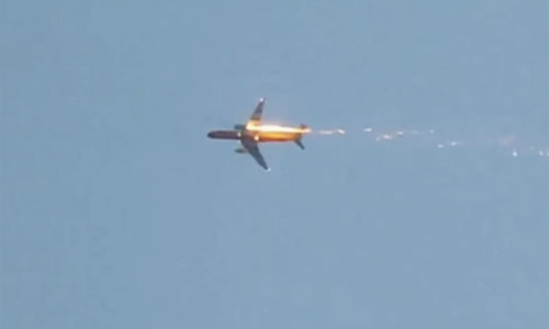 Un avion a luat foc în aer/ Profimedia