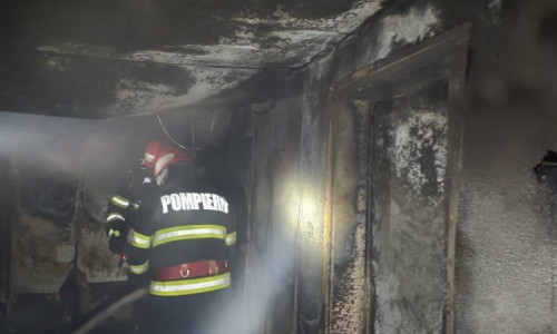 Incendiu la o navă care transporta cereale/ Foto: News.ro