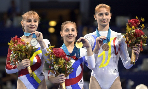 Simona Amânar, Andreea Răducan și Maria Olaru